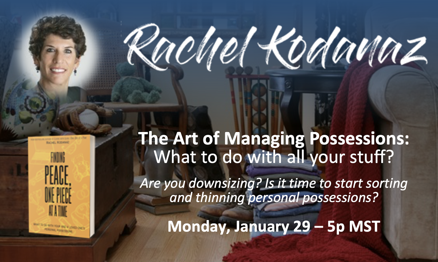 Art of Managing Possessions: What to do with all your stuff?