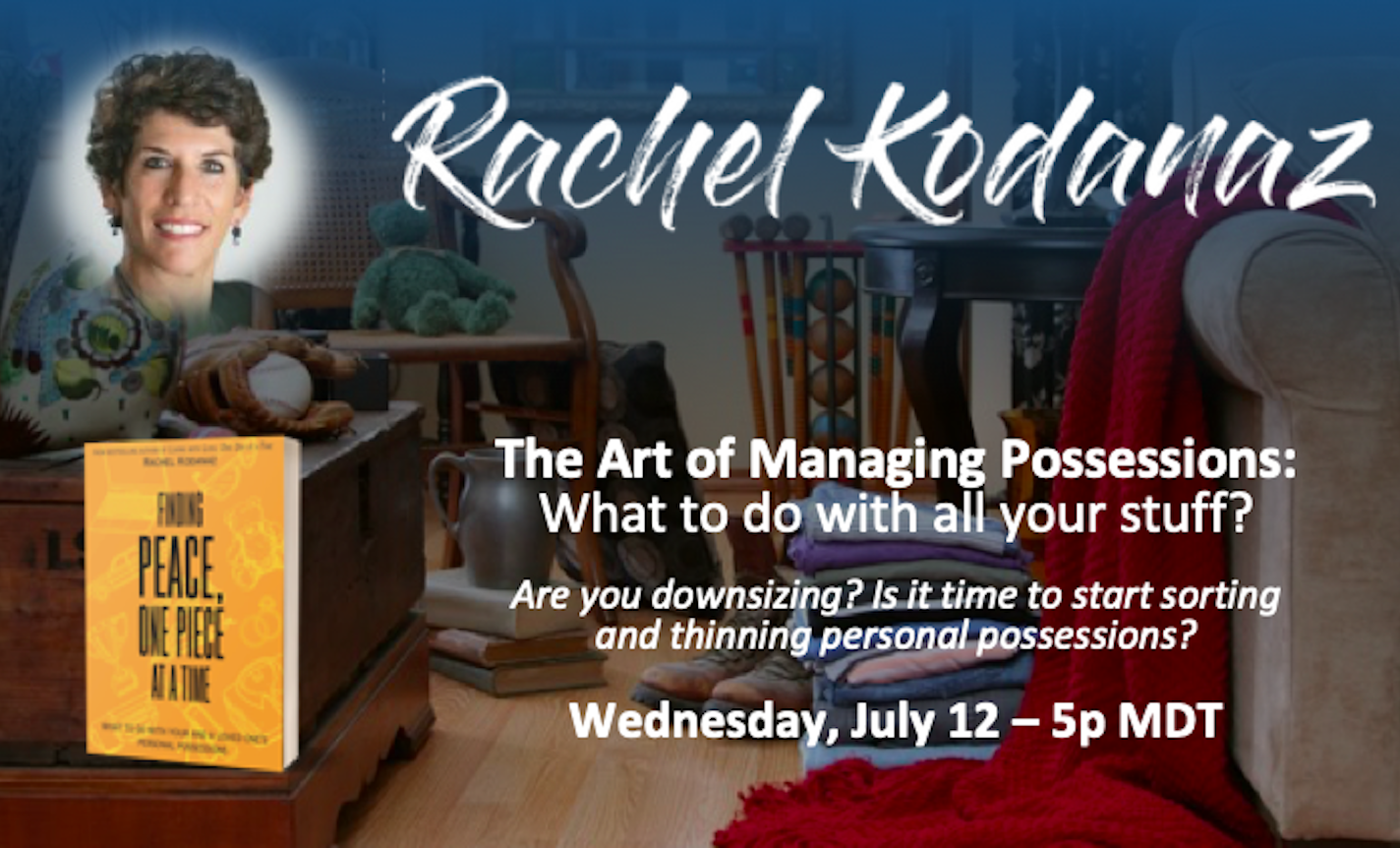 Art of Managing Possessions: What to do with all your stuff?