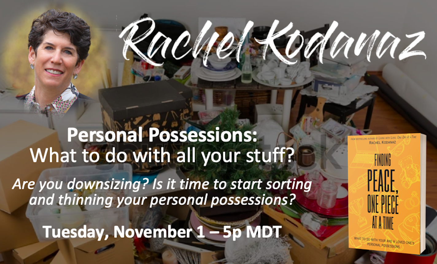 Personal Possessions: what to do with all your stuff?