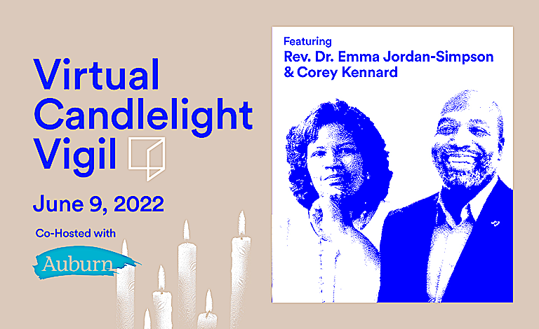Reimagine Candlelight Vigil with the Rev. Dr. Emma Jordan-Simpson and Corey Kennard