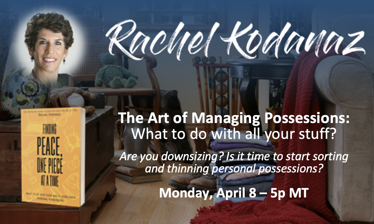 Art of Managing Possessions: What to do with all your stuff?