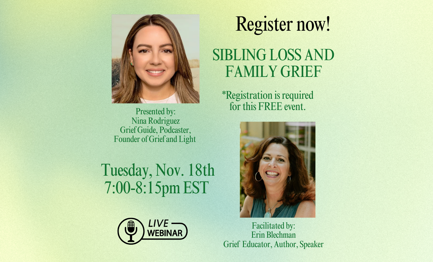 Sibling Loss and Family Grief