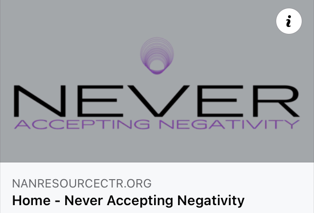 Never Accepting Negativity